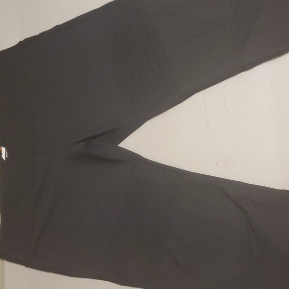 Avia Black w Design and See-thru calf Sz. 2XL Leggings - Picture 1 of 11